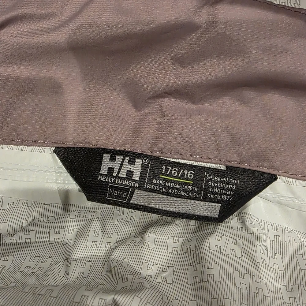 Helly Hansen JR Joke Light Purple Hooded Jacket Waterproof Shell - Picture 7 of 12